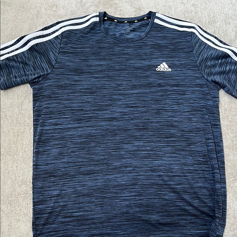 Adidas Men's M Blue dri fit Shirt